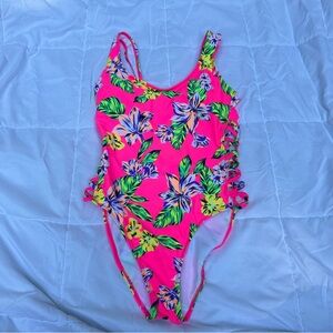 Tropical One-Piece Swimsuit (NWT)